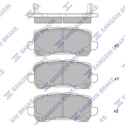 Set placute frana Hi-Q SP4065