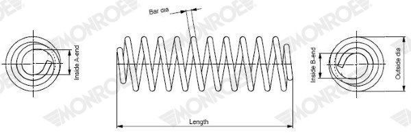 ARC SUSPENSIE MONROE SP4095 - Compatibil cu NISSAN