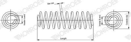 ARC SUSPENSIE MONROE SP4095 - Compatibil cu NISSAN