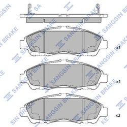 Set placute frana Hi-Q SP4110