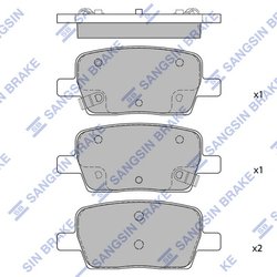 Set placute frana Hi-Q SP4116