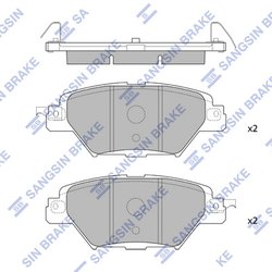 Set placute frana Hi-Q SP4120