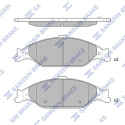 SET PLACUTE FRANA HI-Q SP4304 - Compatibil cu FORD USA