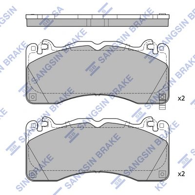 Set placute frana Hi-Q SP4312