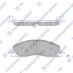 Set placute frana Hi-Q SP4317