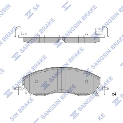 Set placute frana Hi-Q SP4317