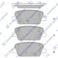 Set placute frana Hi-Q SP4328