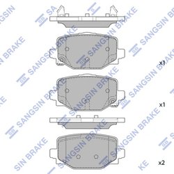 Set placute frana Hi-Q SP4367