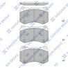 SET PLACUTE FRANA HI-Q SP4349 - Compatibil cu ALFA ROMEO, CADILLAC, CITROEN, FIAT, FORD USA, HONDA, HYUNDAI, LANCIA, MITSUBISHI,