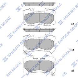 Set placute frana Hi-Q SP4388
