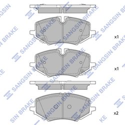 Set placute frana Hi-Q SP4452
