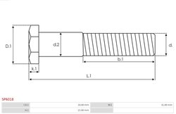 Kit reparatie electromotor AS-PL SP6018