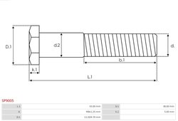 Kit reparatie electromotor AS-PL SP9005