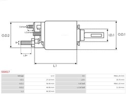 Solenoid electromotor AS-PL SS0017