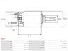SOLENOID ELECTROMOTOR AS-PL SS0027 - Piesa auto compatibila cu mai multe marci