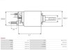 SOLENOID ELECTROMOTOR AS-PL SS0044 - Piesa auto compatibila cu mai multe marci