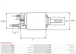 SOLENOID ELECTROMOTOR AS-PL SS1027(DELCO) - Piesa auto compatibila cu mai multe marci
