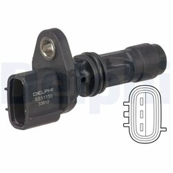 SENZOR POZITIE AX CU CAME DELPHI SS11155 - Compatibil cu NISSAN