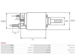 Solenoid electromotor AS-PL SS5042