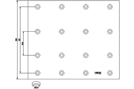 SET GARNITURI DE FRICTIUNE FRANA TAMBUR DON SV412S7100 - Compatibil cu SCANIA