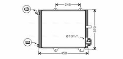 RADIATOR CLIMATIZARE AVA QUALITY COOLING SZ5088 - Compatibil cu SUBARU, SUZUKI