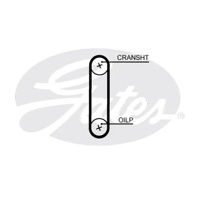 CUREA DISTRIBUTIE GATES T357HOB - Compatibil cu FORD