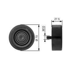 Rola ghidare curea transmisie Gates T36206