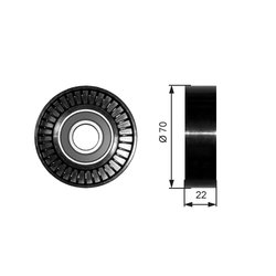 Rola ghidare curea transmisie Gates T36252