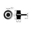 Rola ghidare curea transmisie Gates T36291