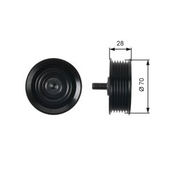 Rola ghidare curea transmisie Gates T36410
