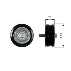 ROLA GHIDARE CUREA TRANSMISIE GATES T36433 - Compatibil cu MERCEDES-BENZ
