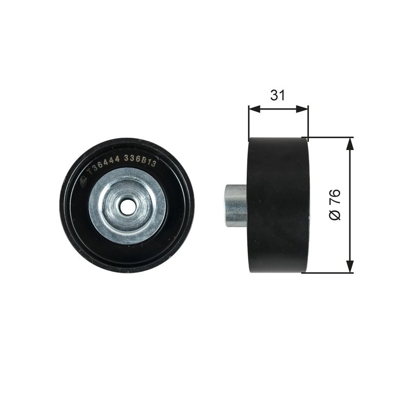 ROLA GHIDARE CUREA TRANSMISIE GATES T36444 - Compatibil cu FORD