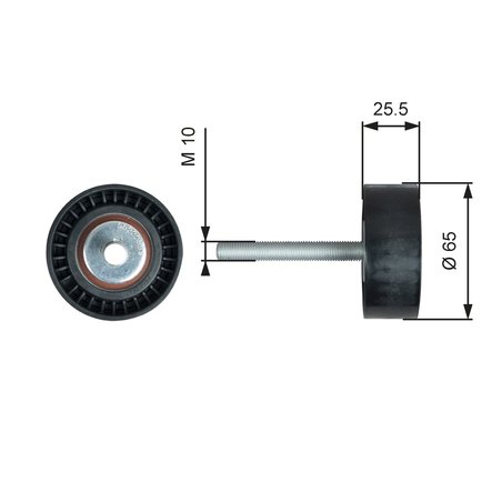 Rola ghidare curea transmisie Gates T36772