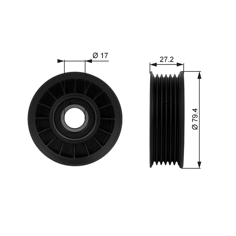 Rola ghidare curea transmisie Gates T38009