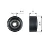 Rola ghidare curea transmisie Gates T38028