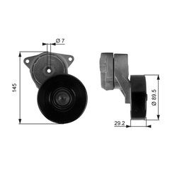 Intinzator curea distributie Gates T38169