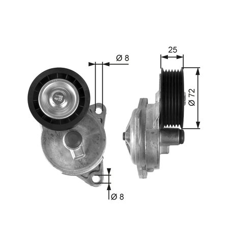 Intinzator curea distributie Gates T38188