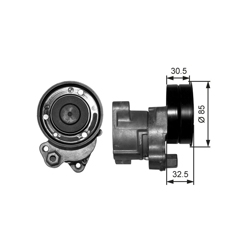 INTINZATOR CUREA DISTRIBUTIE GATES T38572 - Compatibil cu BOVA, DAF, GINAF