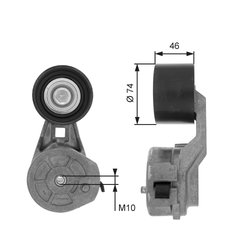 INTINZATOR CUREA DISTRIBUTIE GATES T38602 - Compatibil cu MERCEDES-BENZ, SETRA