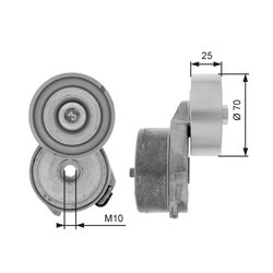INTINZATOR CUREA DISTRIBUTIE GATES T38656 - Compatibil cu IRISBUS, IVECO