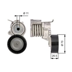 Intinzator curea distributie Gates T39115
