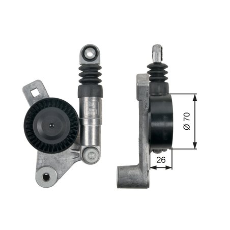 Intinzator curea distributie Gates T39132