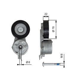 Intinzator curea distributie Gates T39141
