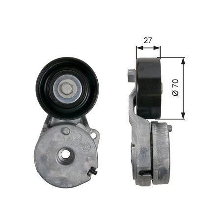 INTINZATOR CUREA DISTRIBUTIE GATES T39162 - Compatibil cu NISSAN, RENAULT
