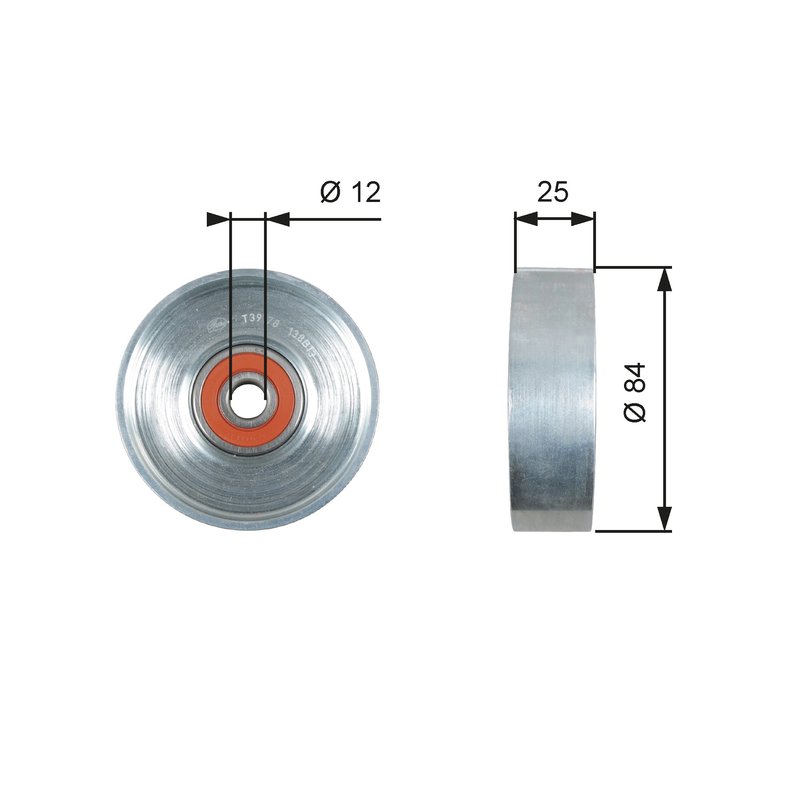 Rola intinzator curea transmisie Gates T39178