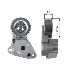 INTINZATOR CUREA DISTRIBUTIE GATES T39248 - Compatibil cu MITSUBISHI