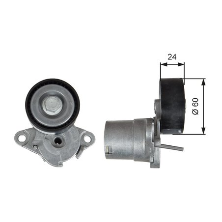 Intinzator curea distributie Gates T39272