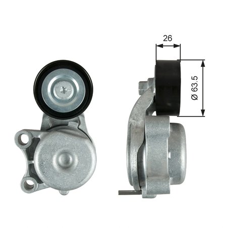 INTINZATOR CUREA DISTRIBUTIE GATES T39343 - Compatibil cu CHRYSLER, JEEP