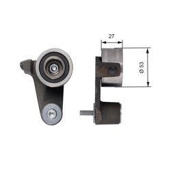 Rola intinzator curea distributie Gates T41165