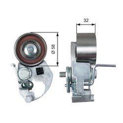 Rola intinzator curea distributie Gates T43133